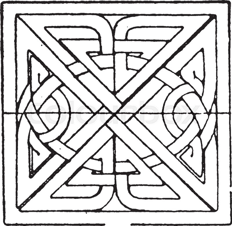800x780 Scandinavian Square Panel Is A Bas Relief Design Found On A Celtic