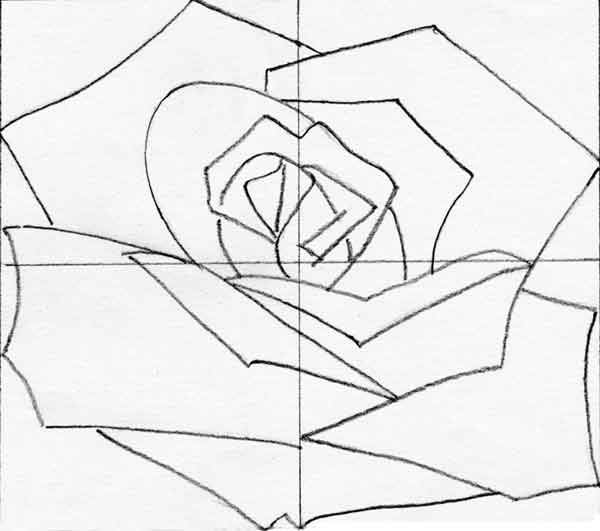 600x531 How To Draw Flowers