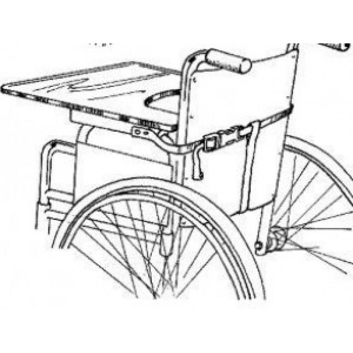 700x700 Back Strap For Wheelchair Tray