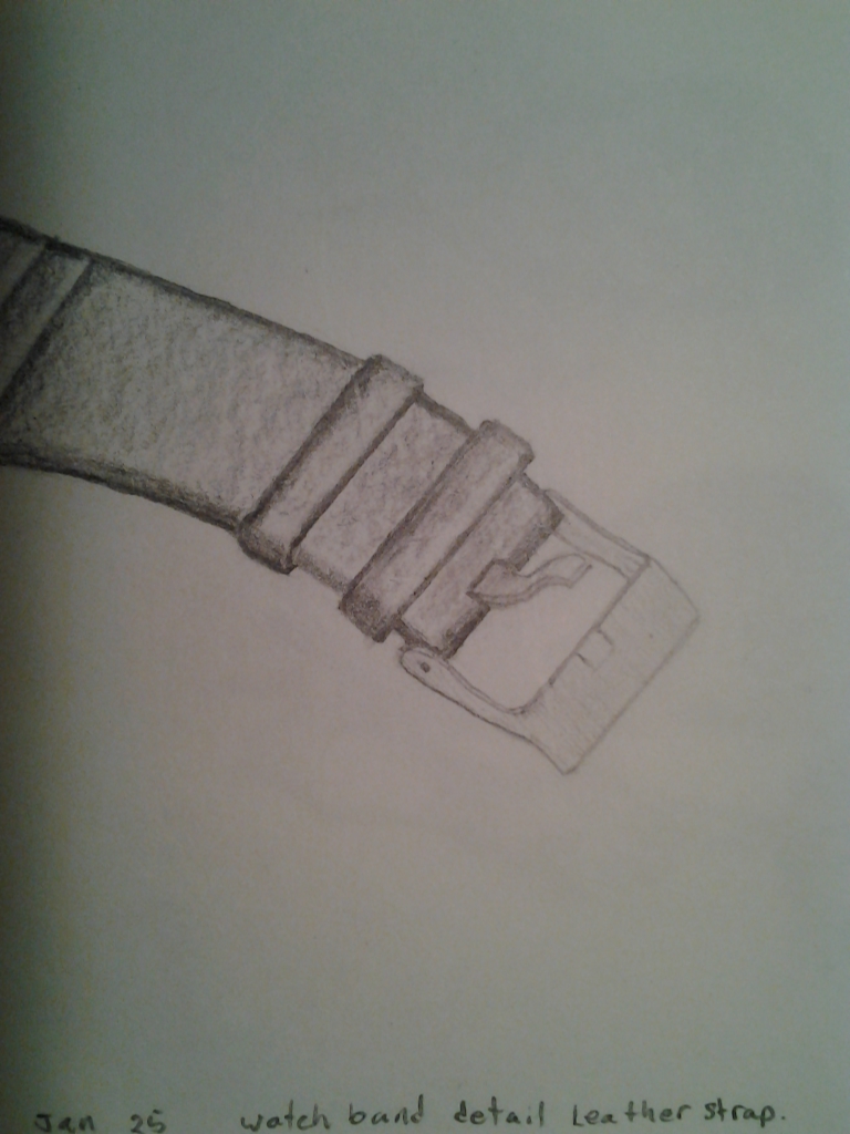 768x1024 Watch Strap Drawing By Keifdavies