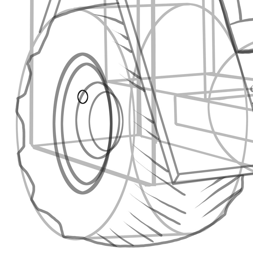 850x856 How To Draw Vehicles Tractors