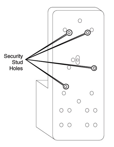 400x512 Mounting Stud Hardware Accessories
