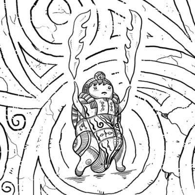 400x400 Black Amp White Surrealism Firestarter Drawing Sotuland Art