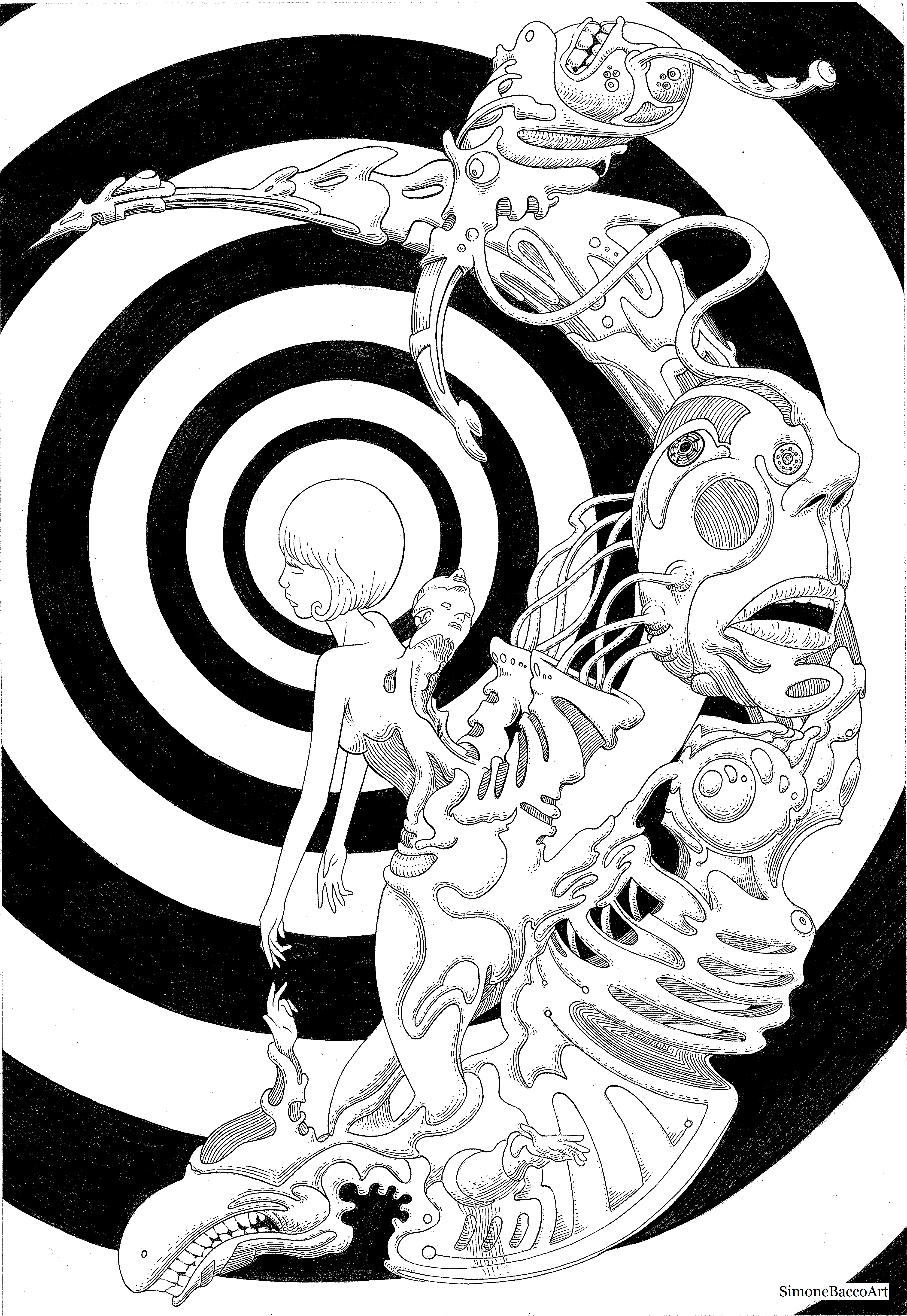 3927x5696 Music And Subconscious 2 By Simonebaccoart