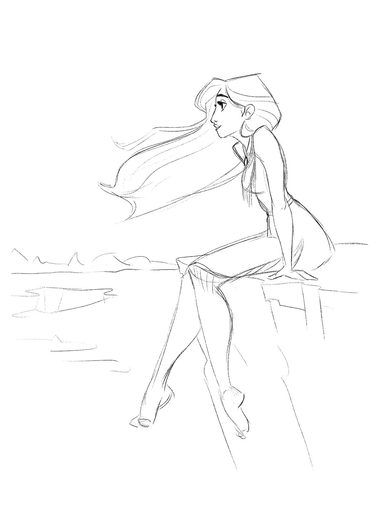 1280x1789 Learning New Techniquesnd Figured Disney's Pocahontas Would Be