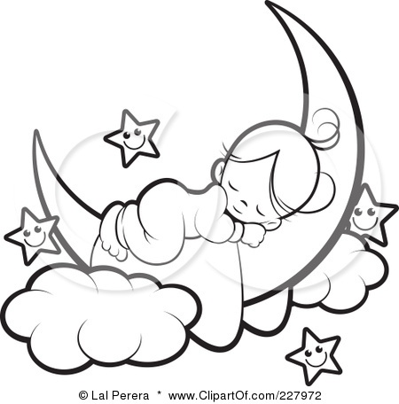 450x456 Star And Moon Clipart Black And White Collection