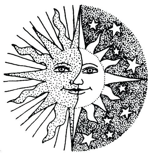 490x500 Sun And Moon Coloring Pages Printable Coloring Pages