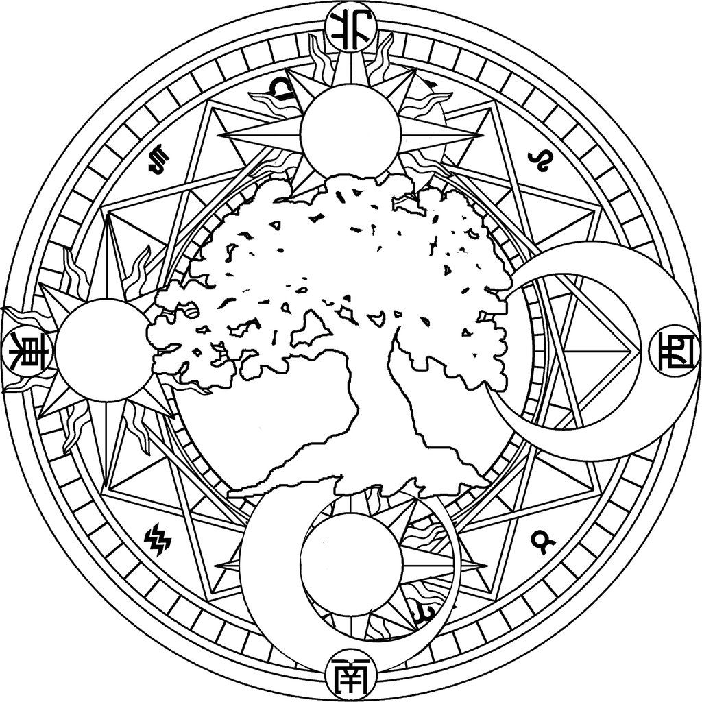 1024x1024 Celestial Sun And Moon Tumblr Sun And Moon Coloring Pages