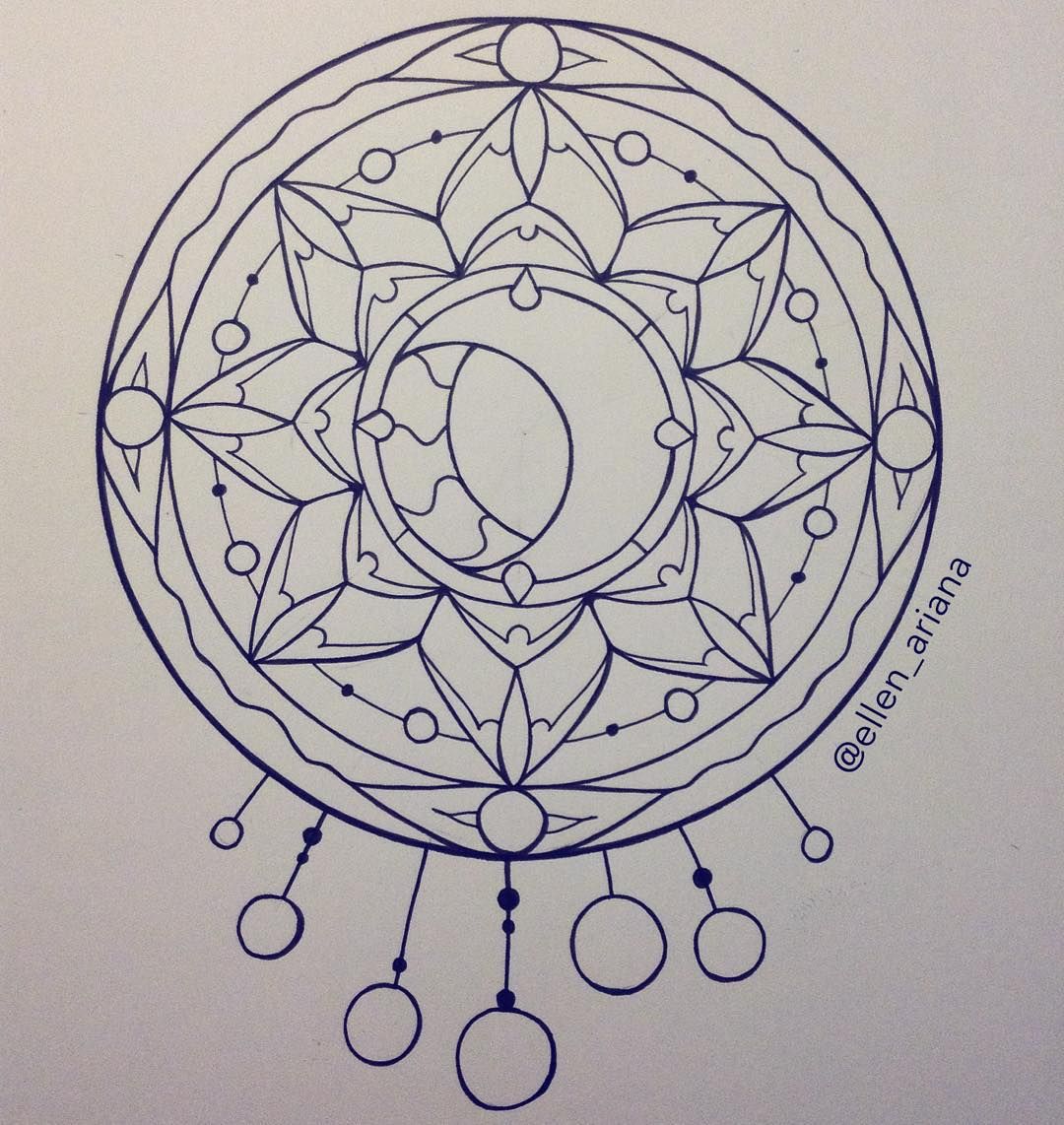 1080x1142 Provocative Planet Pics Mandala Ish Line Work