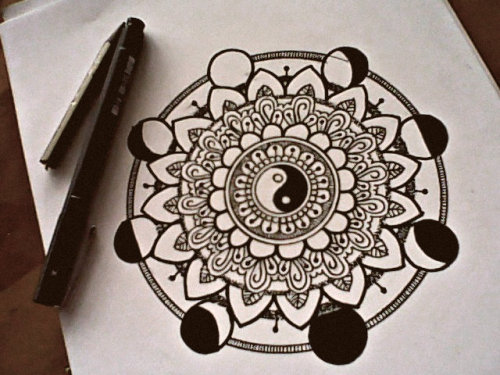 500x375 Yin Yang Mandala Tumblr