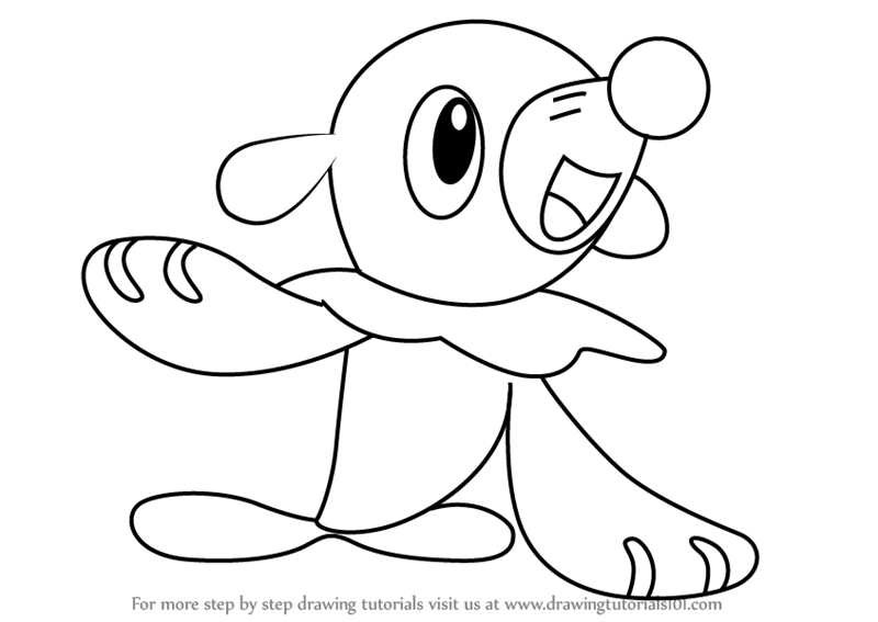 800x567 Learn How To Draw Popplio From Pokemon Sun And Moon Sun