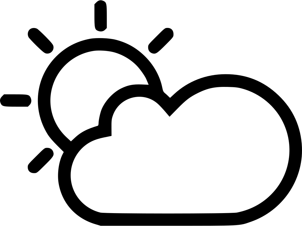 980x736 Sun Cloud Svg Png Icon Free Download ( 541703)