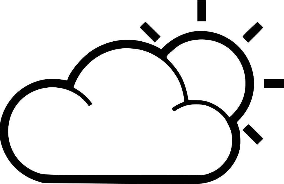 980x636 Cloud Sun Svg Png Icon Free Download ( 513684)