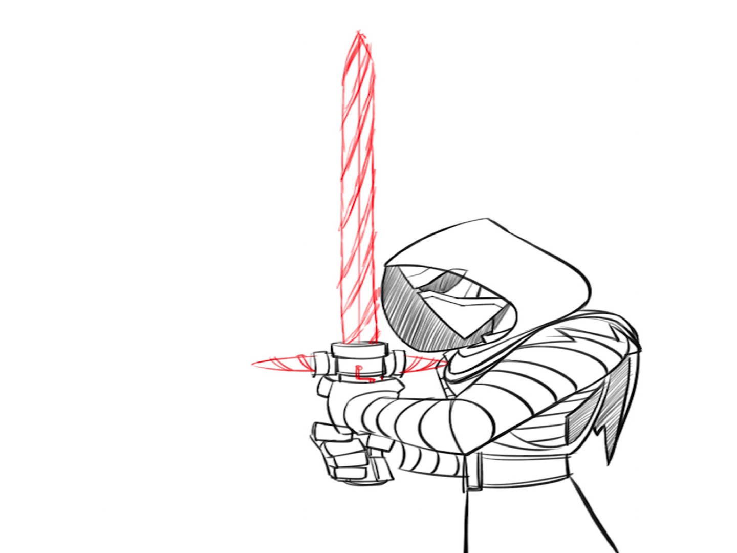 1440x1080 Art Class Sunday Learn How To Draw Kylo Ren Disney Infinity Style