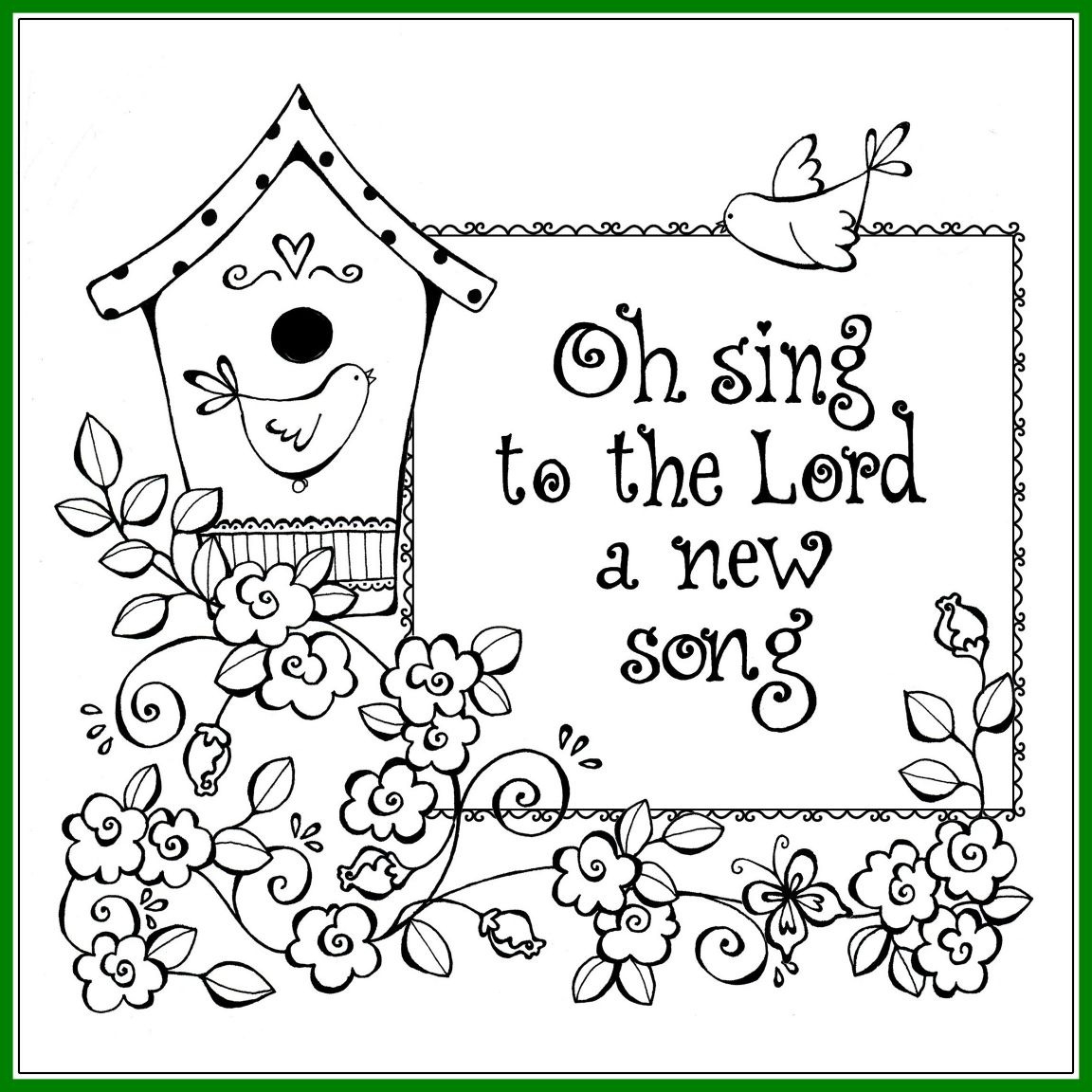 1152x1152 Sunday School Coloring Pages