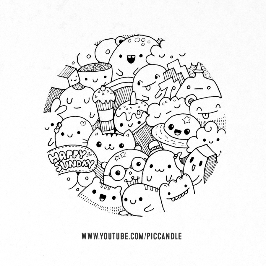 900x900 Happy Sunday! ~ Doodle [Video] By Piccandle