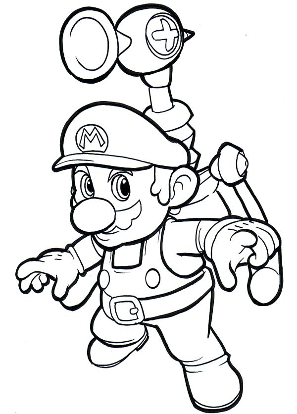 600x836 Free Super Mario Printables Together With Super Coloring Pages