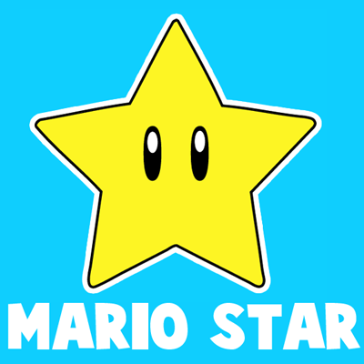 400x400 How To Draw The Star From Nintendo's Super Mario Bros. With Easy
