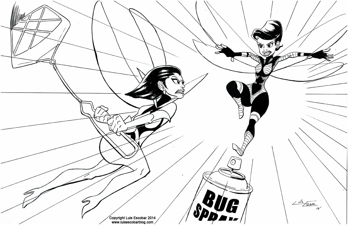 1224x792 Superhero Versus Superhero Luis' Illustrated Blog