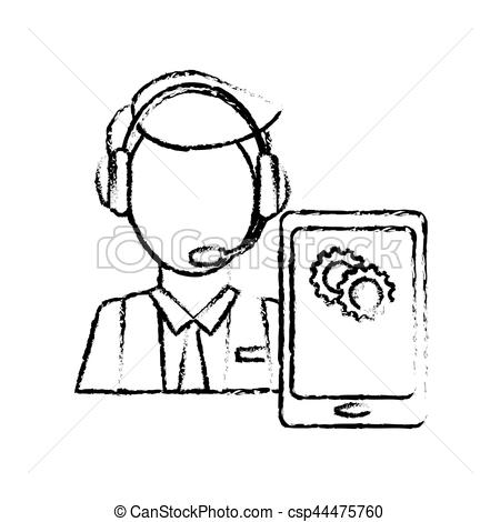 450x470 Online Support Technical Service Or Call Center Related Icon