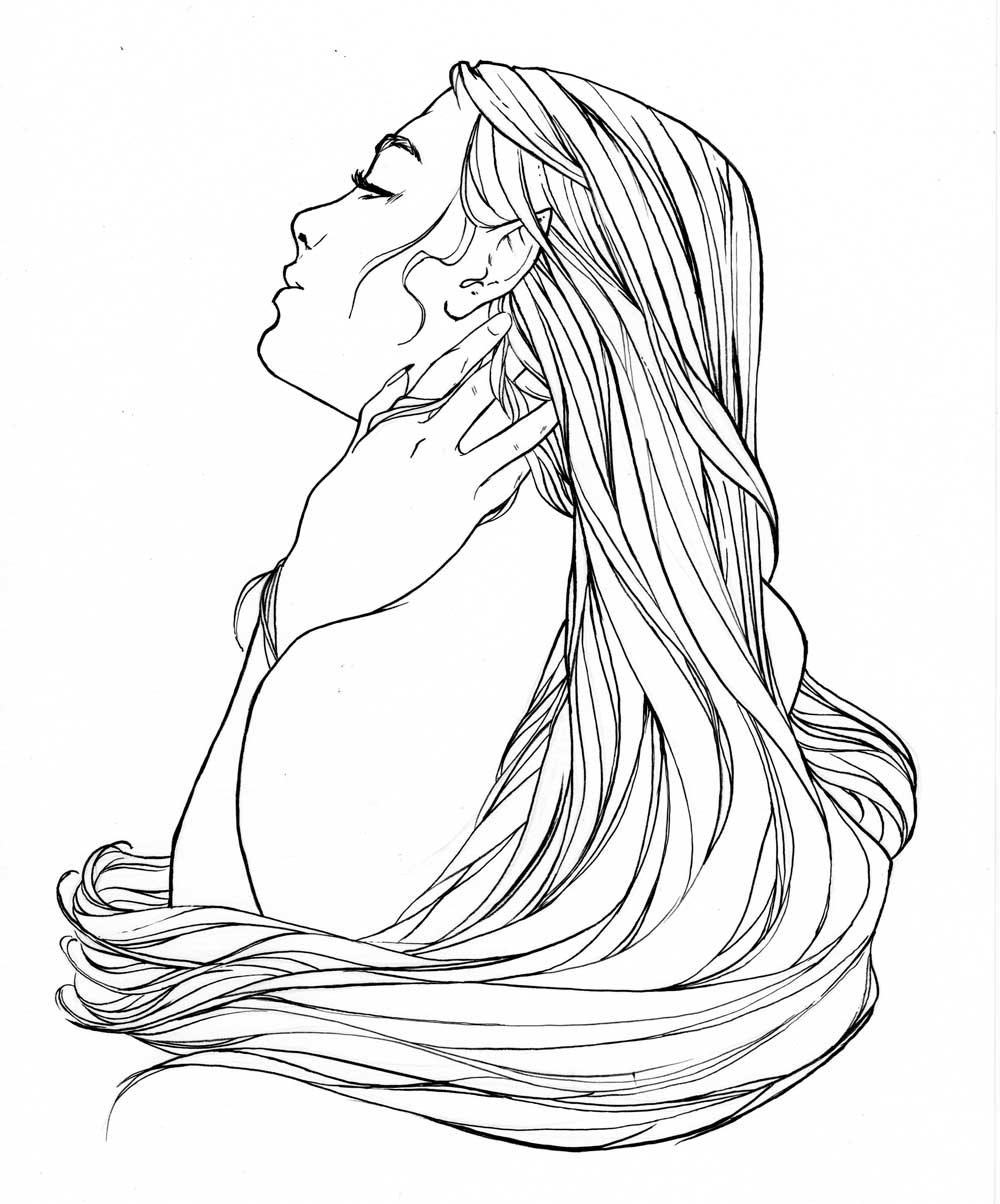 1000x1204 Tawny Is Creating Ink Drawings, Chaos, And Videos Patreon