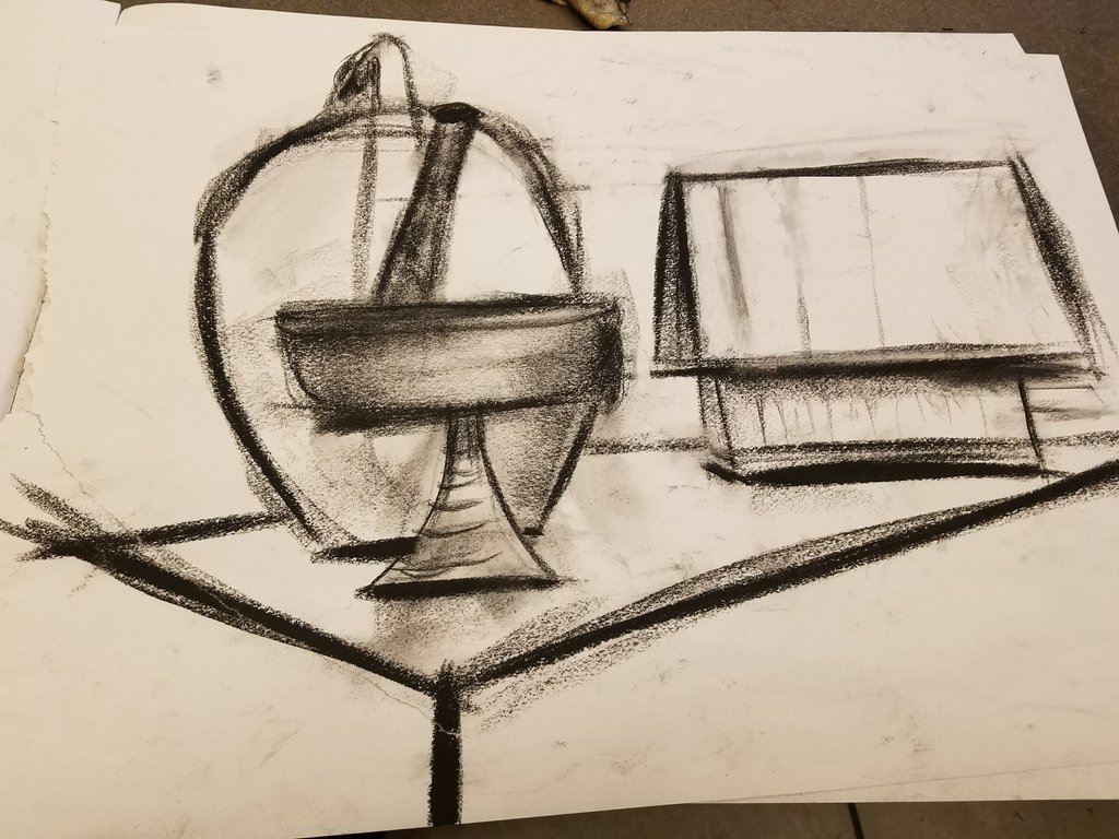 1024x768 Sustained Gesture Drawing By Alienlover123