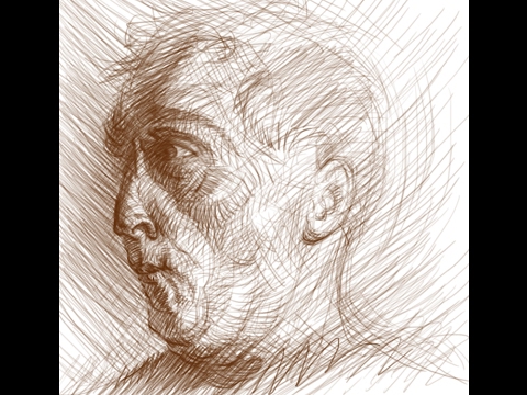 480x360 The Figure Sketchbook Head Study In Sustained Gesture
