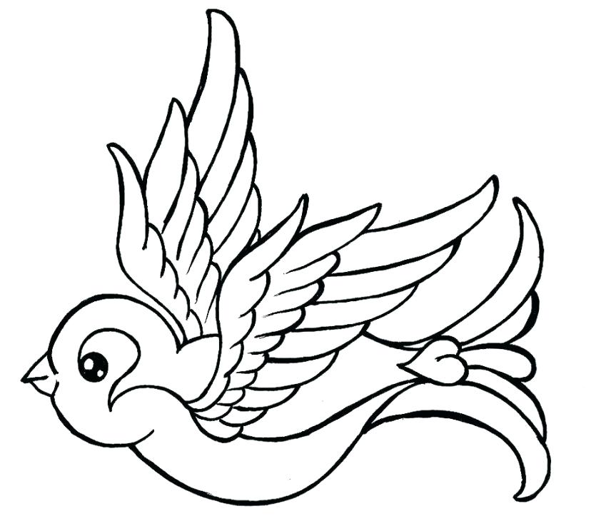 863x737 Sparrow Outline Tattoo Coloring Pages Sparrow Tattoo Drawings