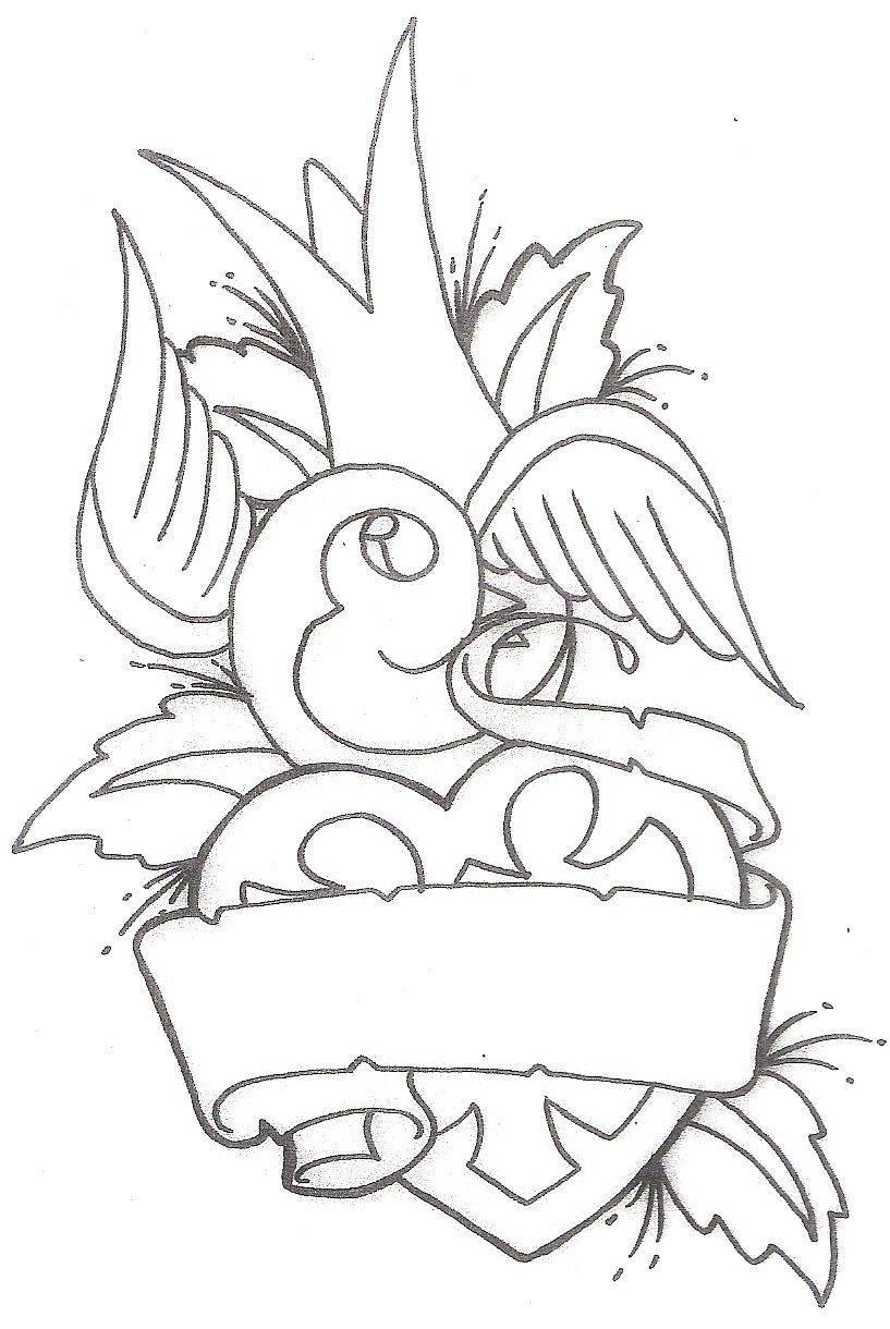 817x1220 Tattoo Stencils