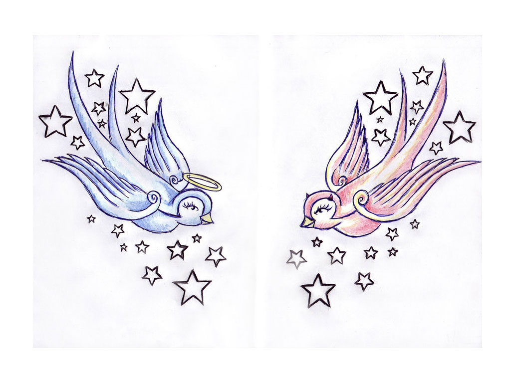 1024x768 Birds Tattoos For You Sparrow Bird Tattoo Outline