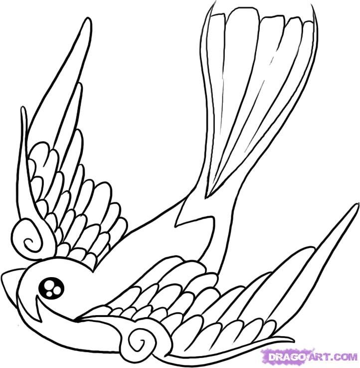 722x737 Birds Tattoos For You Swallow Bird Tattoo Design
