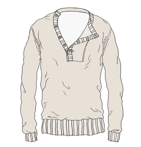 600x625 Sweater Sketches, Drawings