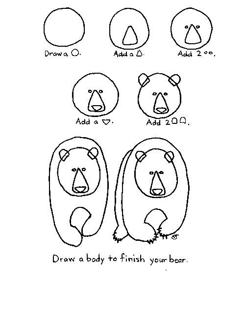 500x647 9 Best Bear And Flowers Images On Animal Drawings