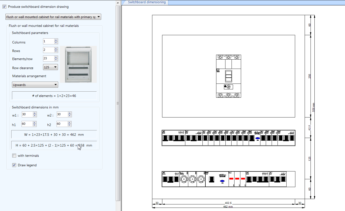 1411x864 Dimensioning Wall Mounted