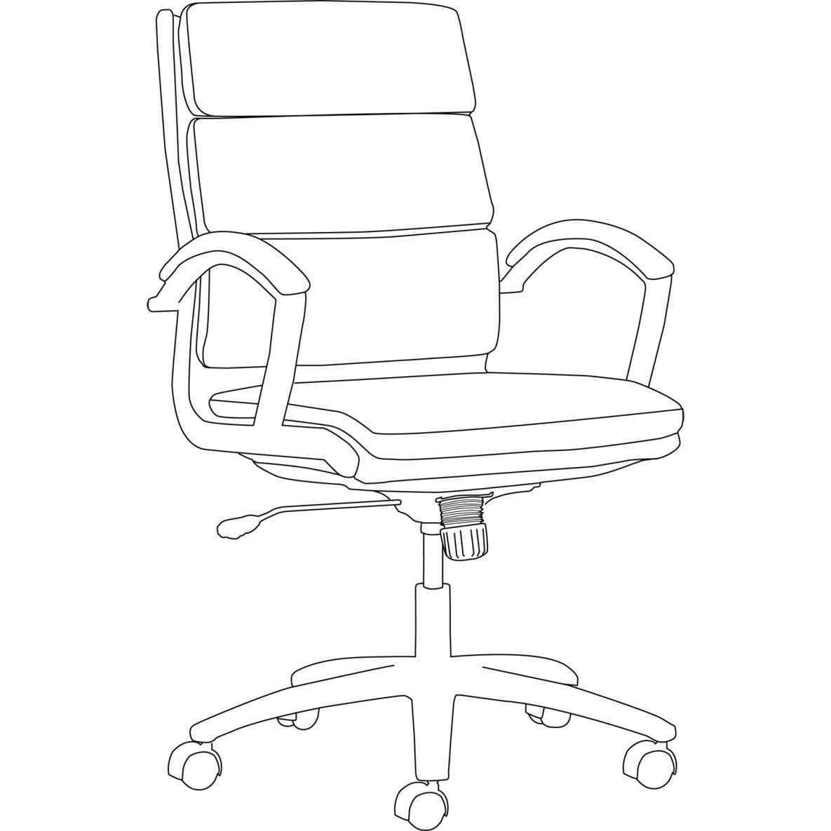 1185x1185 Neratoli Series High Swiveltilt By Alera Back Of Chair Drawing