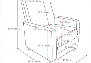 300x210 Recliner Chair Drawing