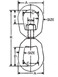 238x313 Chicago Hardware Eye To Eye Swivel