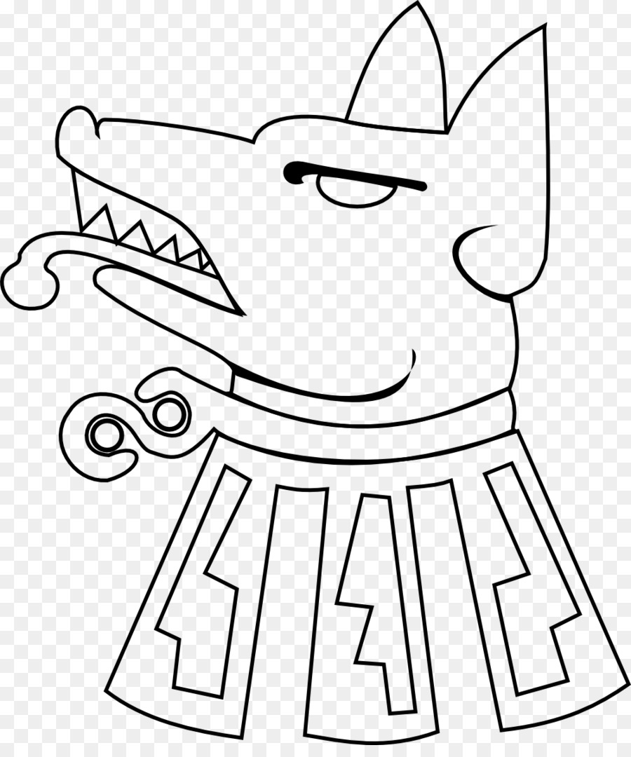 900x1080 Coyote Drawing T Shirt Clip Art