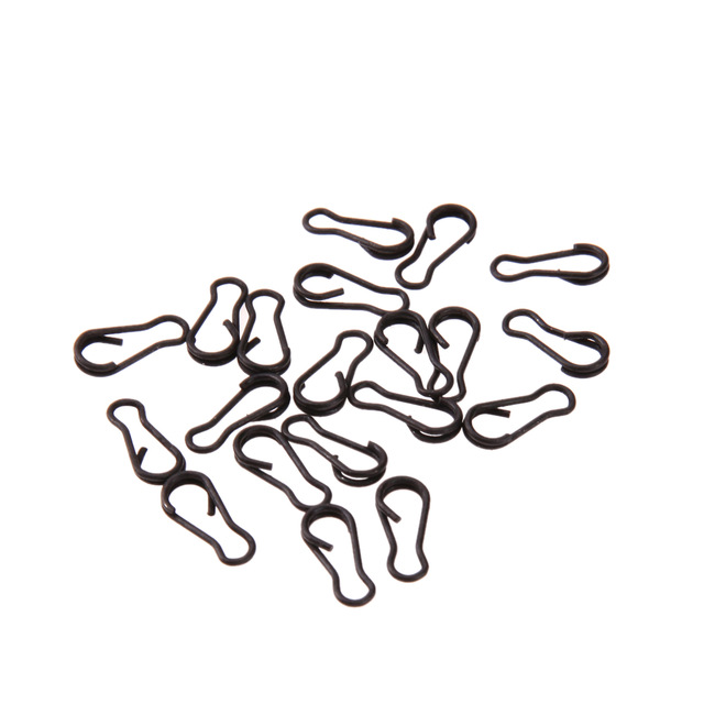 640x640 20pcslot Stainless Steel Carp Fishing Tackle Snap Black Color