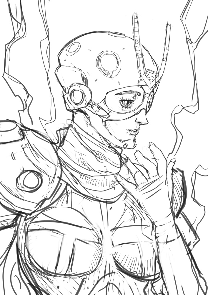 707x1000 Tackle Sketch By Adivider