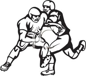 300x266 Football Tackle Clipart
