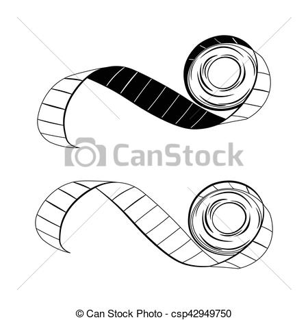 450x467 Tape Measure Tailor Tool. Vector Illustration. Isolated
