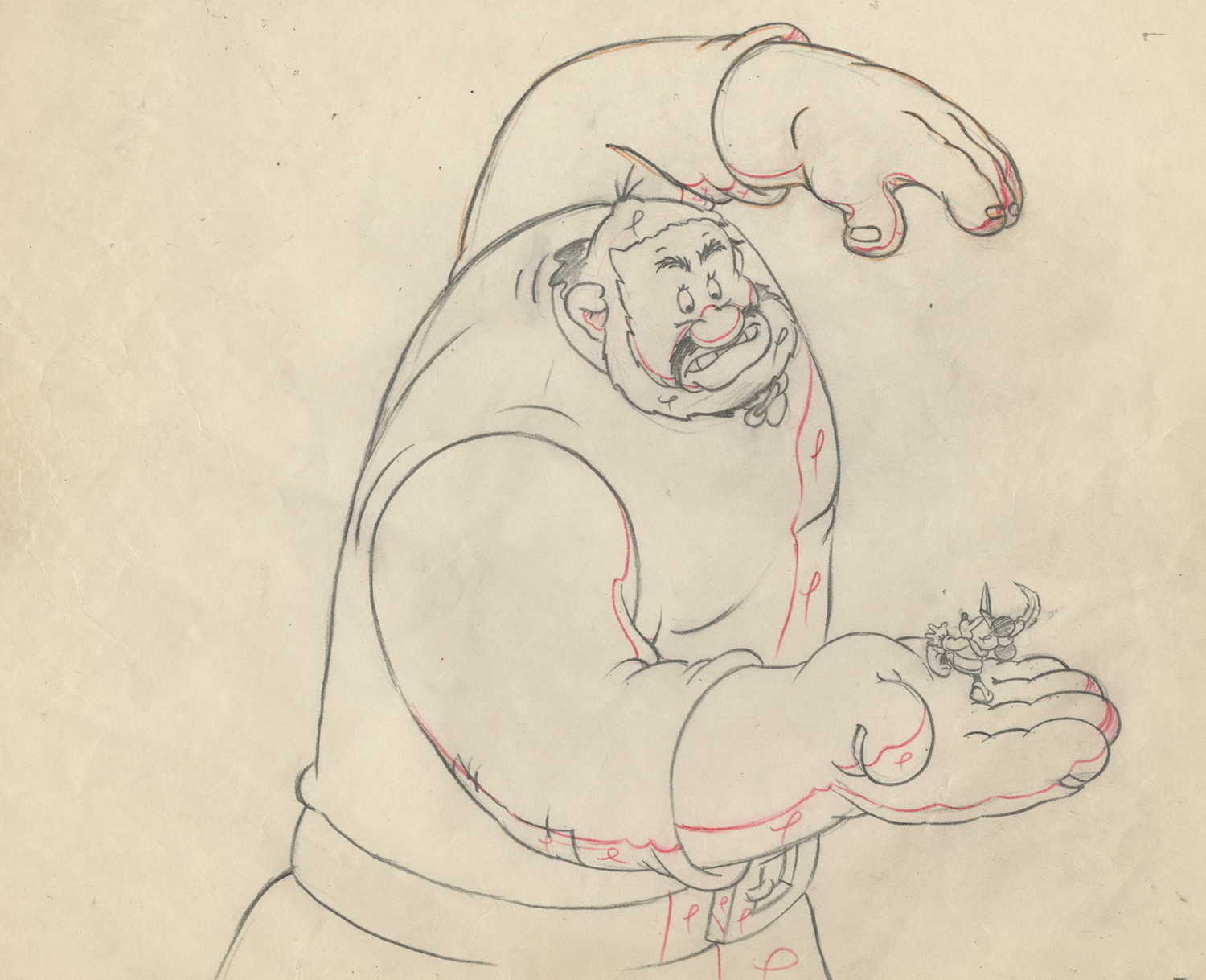 1500x1218 The Brave Little Tailor Production Drawing