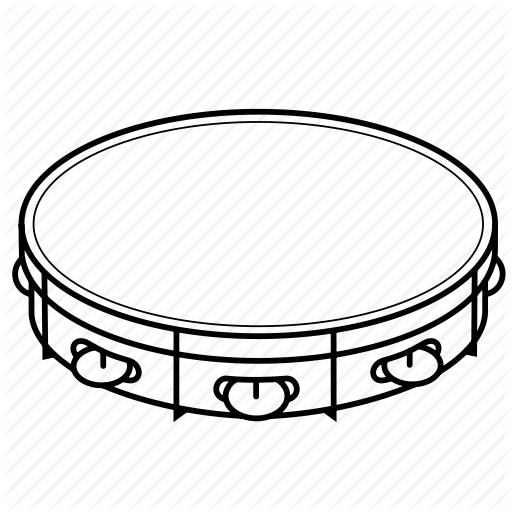 512x512 Instrument Clipart Tambourine