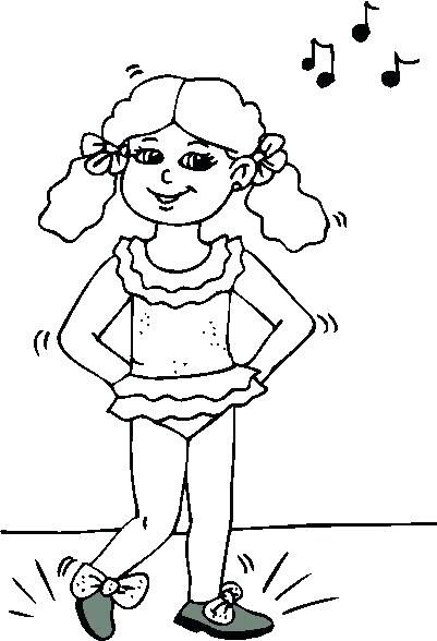 401x588 Dance Coloring Page Tap Dance Coloring Pages Wind Dancers Free