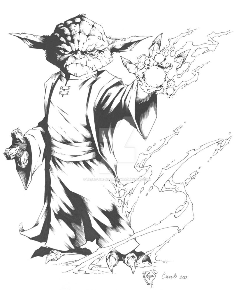 803x994 Yoda By Taste The Butterfly