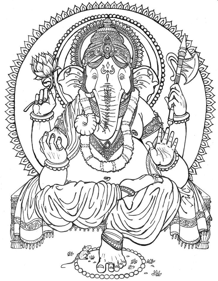 736x948 Kind Ganesh Tattoo Sketch Best Tattoo Ideas Gallery