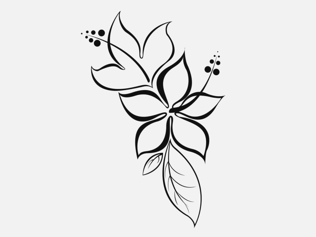 1024x768 Simple Tattoo Drawing Simple Drawing Ideas Simple Tattoo Drawing