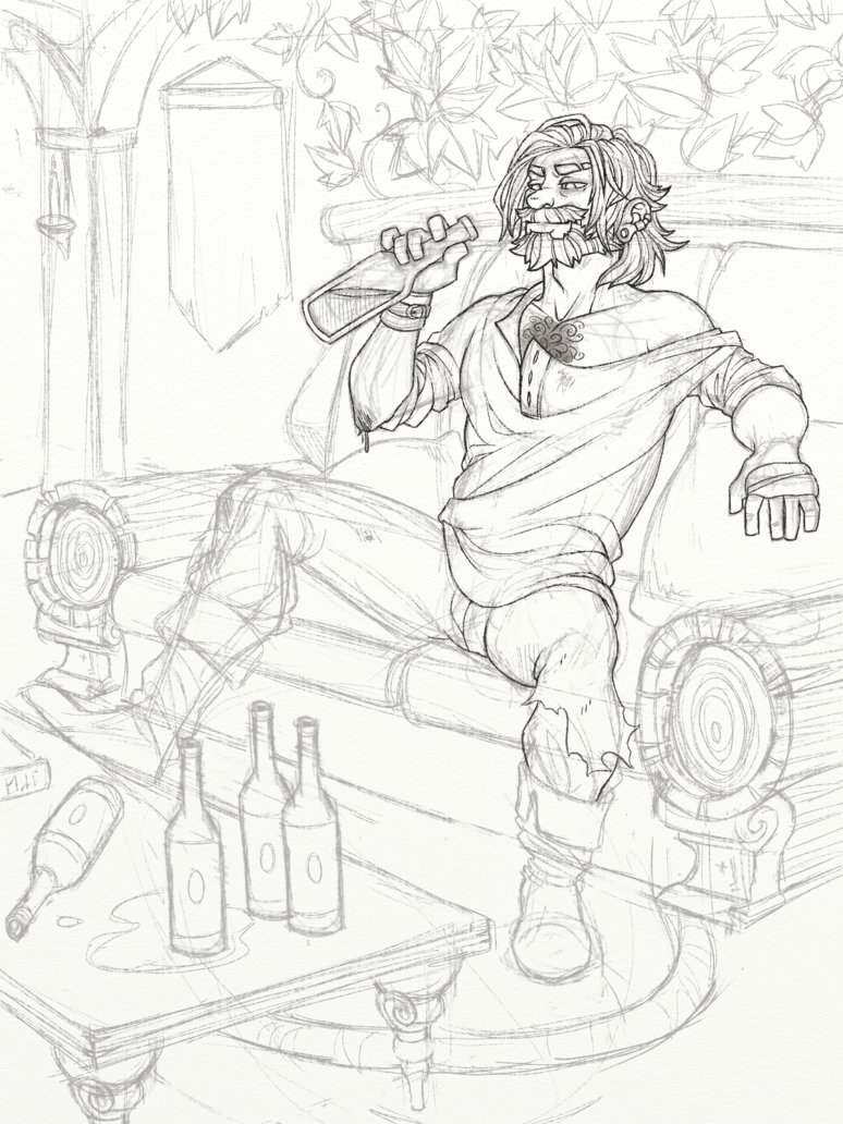 774x1032 Tavern Scene Wip By Nightmayer91