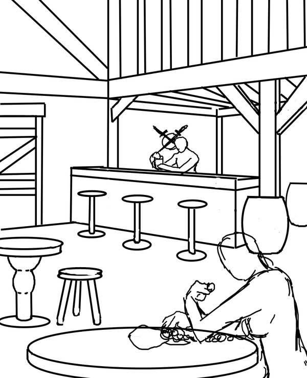 600x737 Tavern Commiss Sketch By Destinyfall